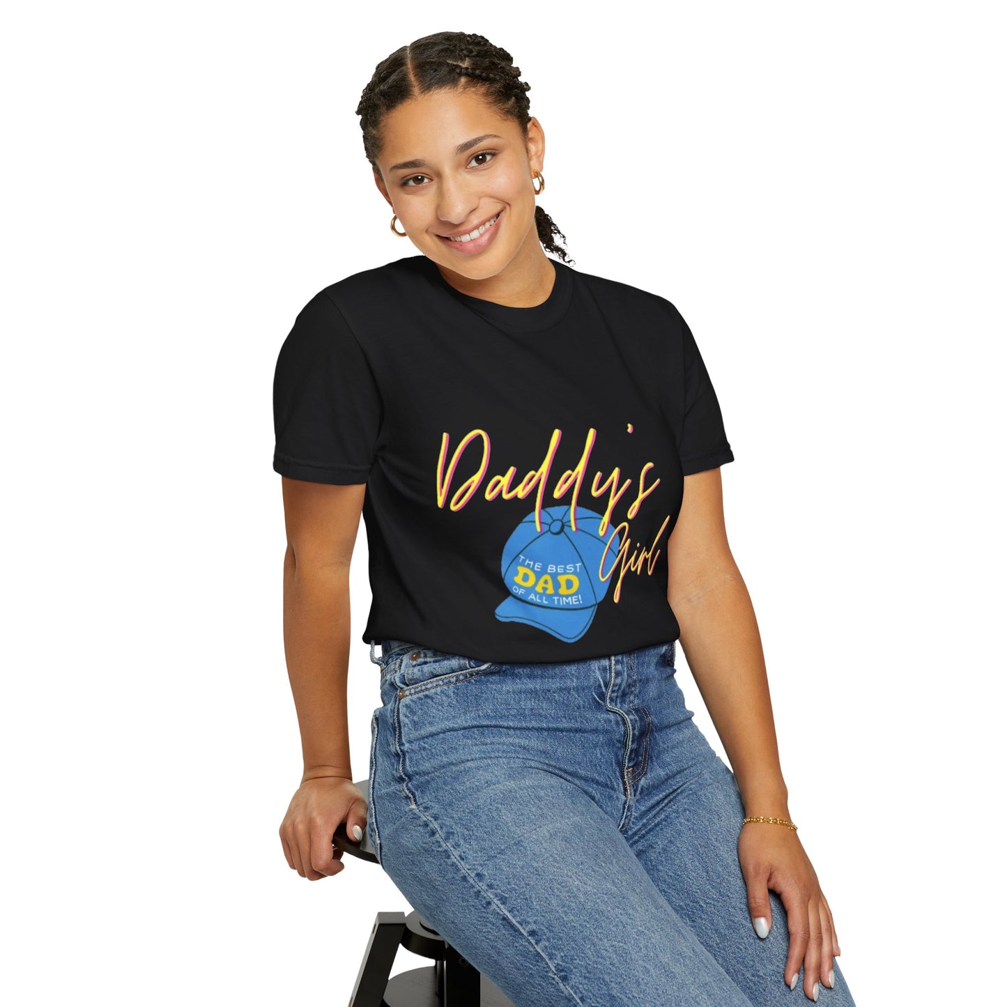Father's Day Tshirt Gift, Daddy's Girl T-Shirt, Unisex Garment-Dyed Tee, Perfect Gift for Father's Day or Birthday, Trendy Casual Wear, Comfortable Everyday Style