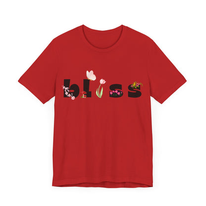Bliss Floral Unisex Jersey Tee - Perfect for Relaxation and Casual Outings