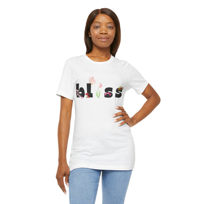 Bliss Floral Unisex Jersey Tee - Perfect for Relaxation and Casual Outings