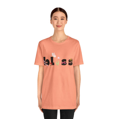 Bliss Floral Unisex Jersey Tee - Perfect for Relaxation and Casual Outings