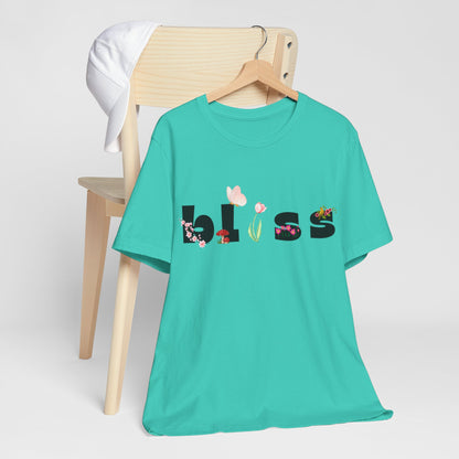 Bliss Floral Unisex Jersey Tee - Perfect for Relaxation and Casual Outings
