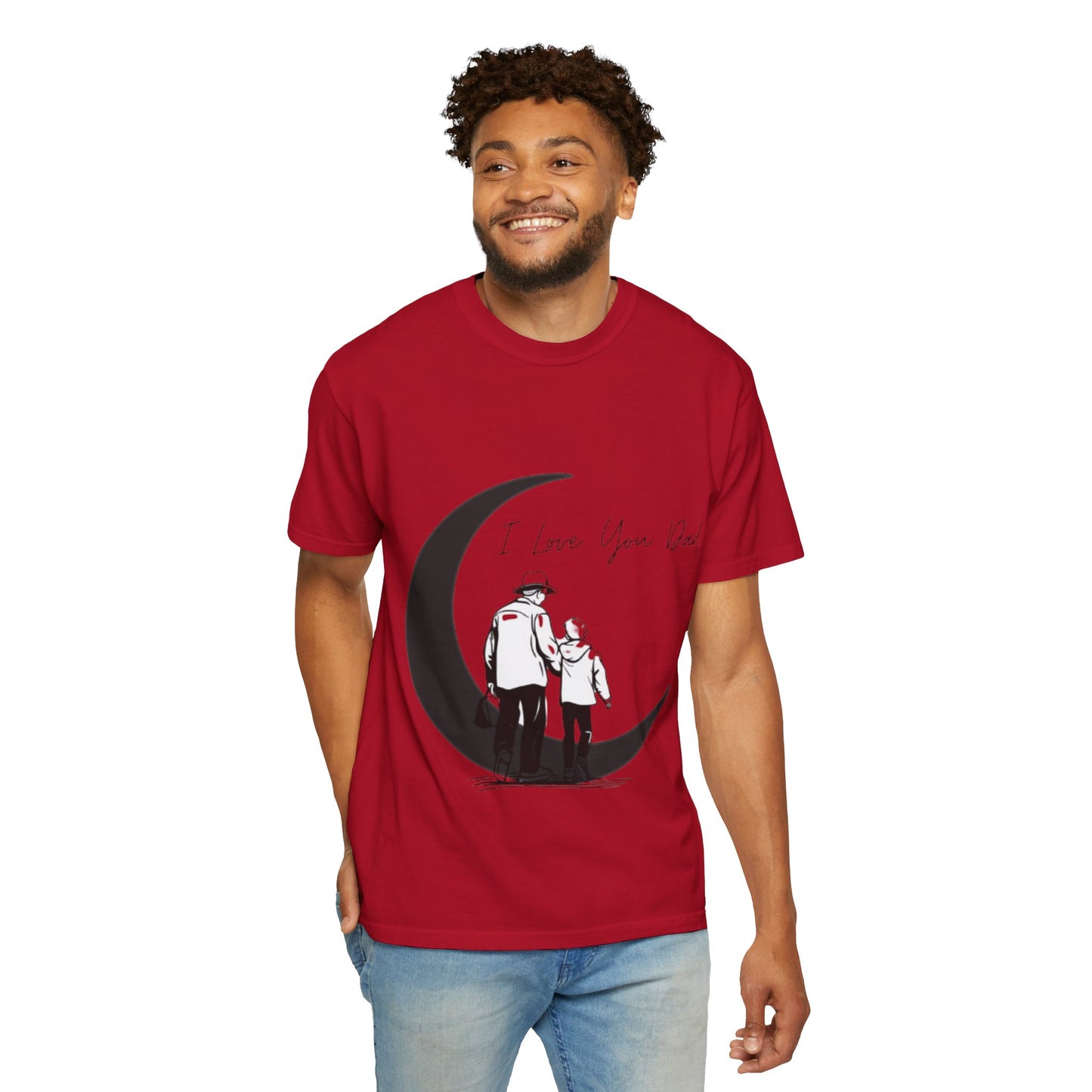 I Love You Dad Unisex T-Shirt | Gift for Father's Day, Dad Birthday Gift, Family Matching Tee, Casual Wear, Love You Dad Tee