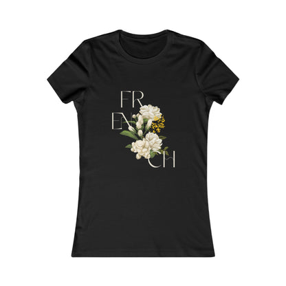 Women's Tshirt- Floral Graphic Tee - Women's Favorite Tee, Spring Fashion, Casual Style, Gift for Her, Floral Print Top, Everyday Wear