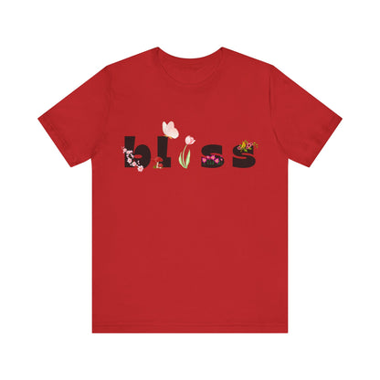 Bliss Floral Unisex Jersey Tee - Perfect for Relaxation and Casual Outings