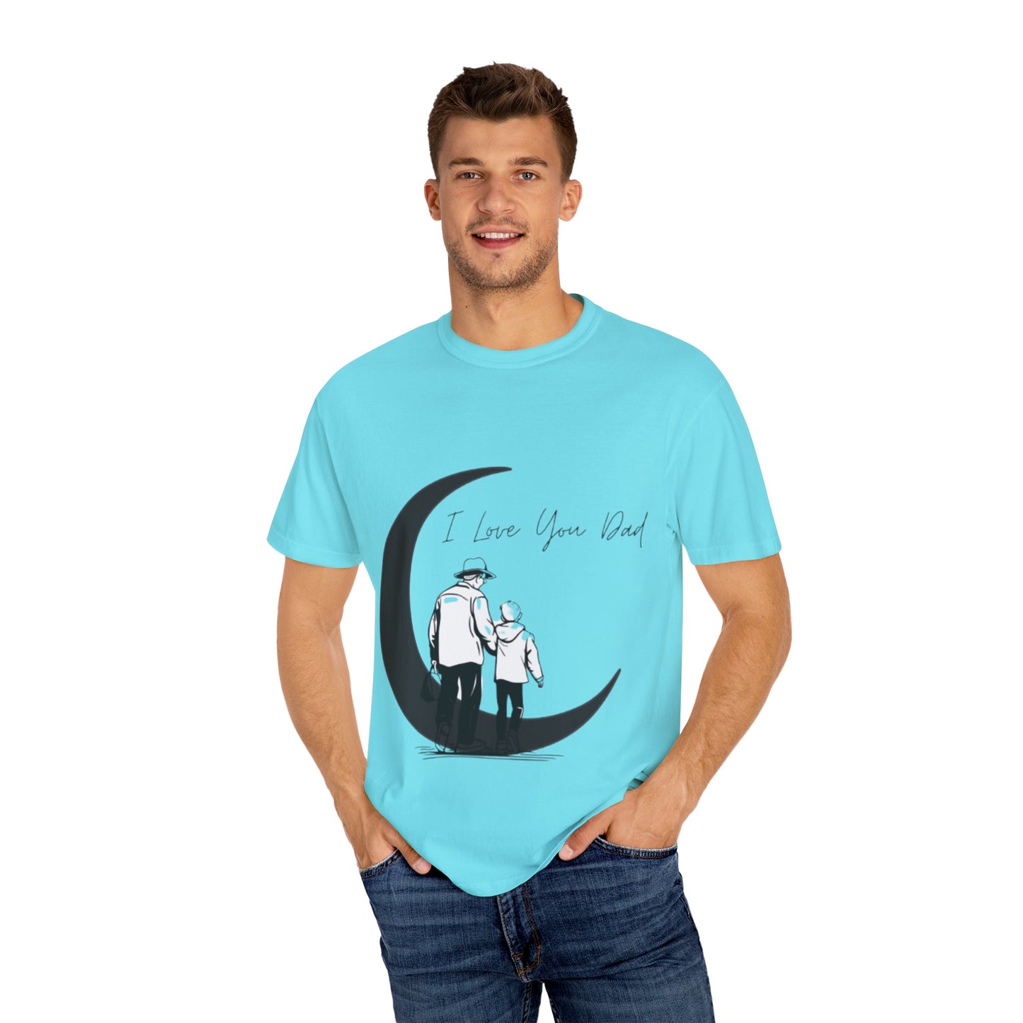 I Love You Dad Unisex T-Shirt | Gift for Father's Day, Dad Birthday Gift, Family Matching Tee, Casual Wear, Love You Dad Tee