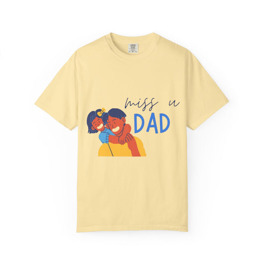 Father's Day T-Shirt, Unisex Garment-Dyed T-Shirt, Gift for Dad, Casual Wear, Family Reunion, Summer Outing, Dad Shirt