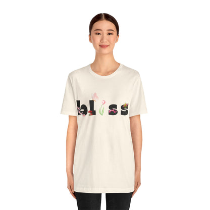 Bliss Floral Unisex Jersey Tee - Perfect for Relaxation and Casual Outings