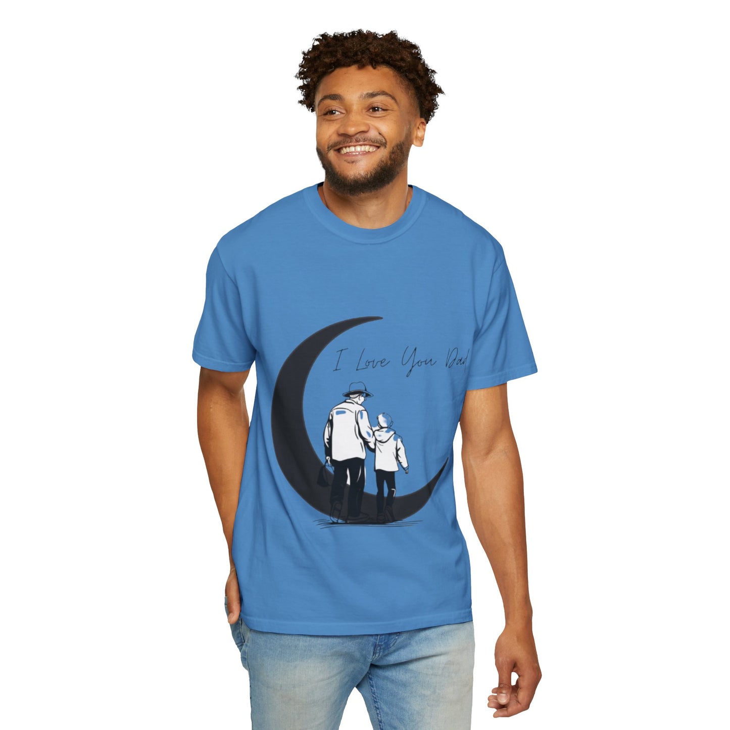 I Love You Dad Unisex T-Shirt | Gift for Father's Day, Dad Birthday Gift, Family Matching Tee, Casual Wear, Love You Dad Tee