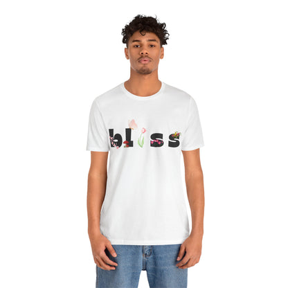 Bliss Floral Unisex Jersey Tee - Perfect for Relaxation and Casual Outings