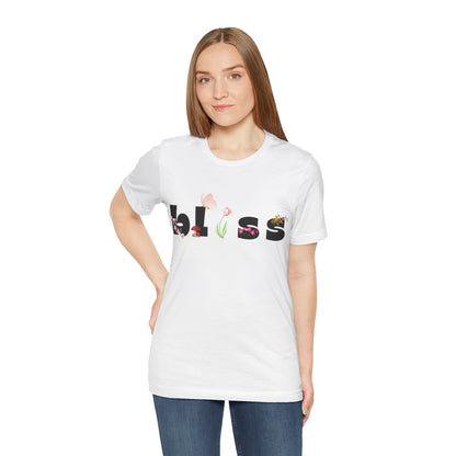 Bliss Floral Unisex Jersey Tee - Perfect for Relaxation and Casual Outings