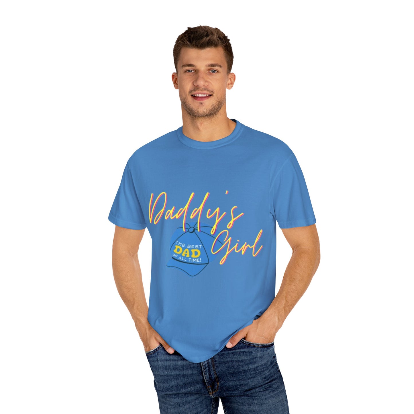 Father's Day Tshirt Gift, Daddy's Girl T-Shirt, Unisex Garment-Dyed Tee, Perfect Gift for Father's Day or Birthday, Trendy Casual Wear, Comfortable Everyday Style