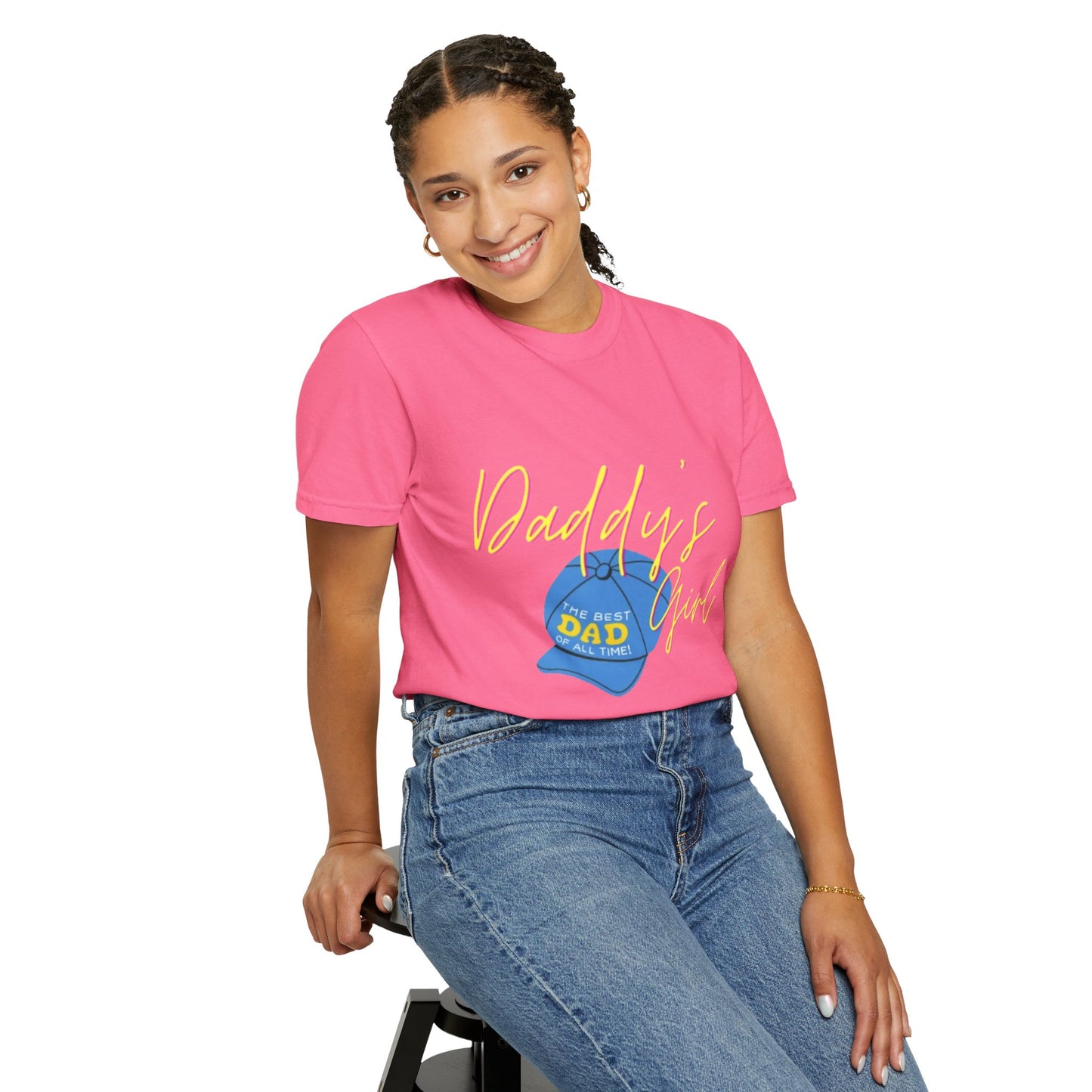 Father's Day Tshirt Gift, Daddy's Girl T-Shirt, Unisex Garment-Dyed Tee, Perfect Gift for Father's Day or Birthday, Trendy Casual Wear, Comfortable Everyday Style