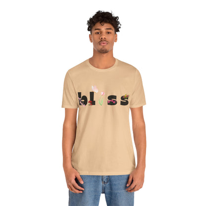 Bliss Floral Unisex Jersey Tee - Perfect for Relaxation and Casual Outings
