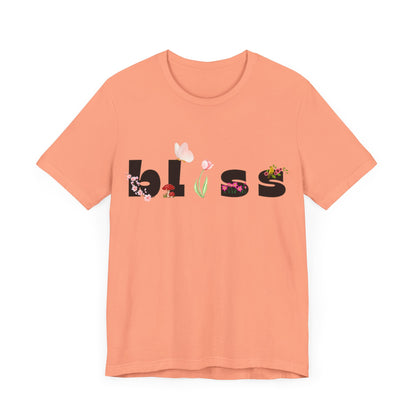 Bliss Floral Unisex Jersey Tee - Perfect for Relaxation and Casual Outings