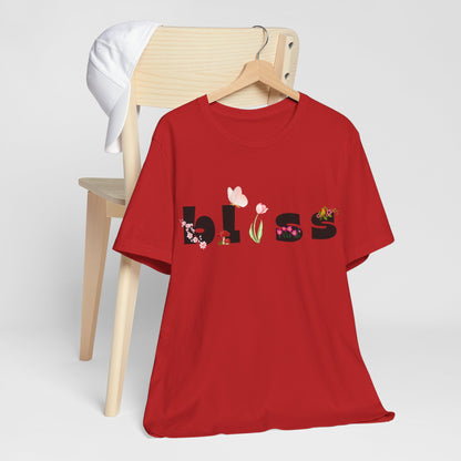 Bliss Floral Unisex Jersey Tee - Perfect for Relaxation and Casual Outings