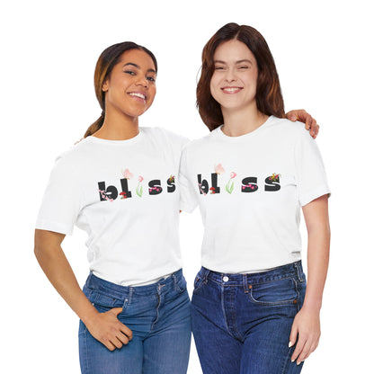 Bliss Floral Unisex Jersey Tee - Perfect for Relaxation and Casual Outings